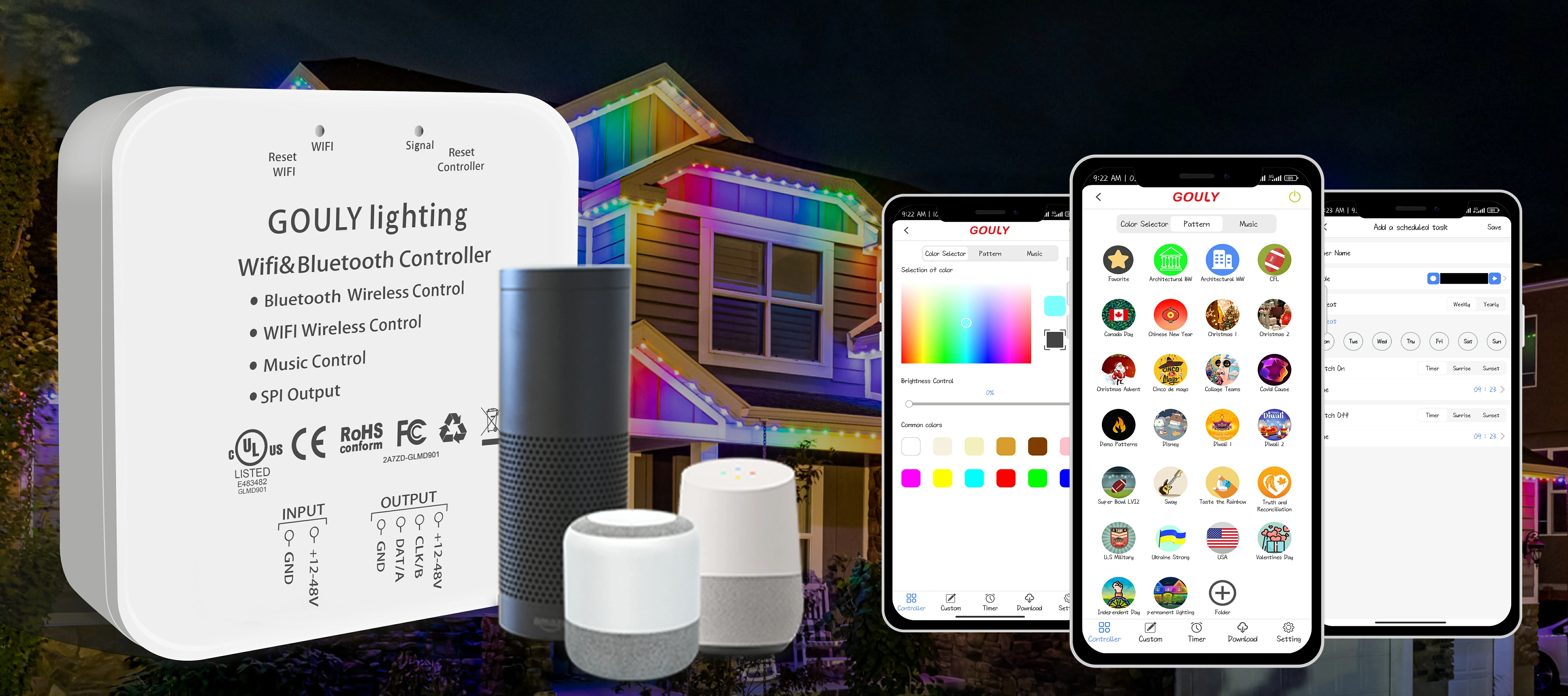 led christmas light controller